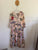 Jaase 1/2 sleeve peach floral dress Sz 18 NWT