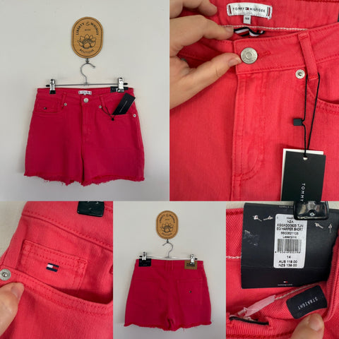 Tommy Hilfiger Harper denim shorts Sz 14 RRP $119 NWT