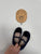 Seed navy leather ballet flats Sz 28 EEUC