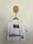 Burberry white print boxy T-shirt Sz 10 EEUC - tiny dot on back hem