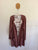 Jeanswest Jamie mushroom contrast coatigan Sz XL RRP $99.99 NWT