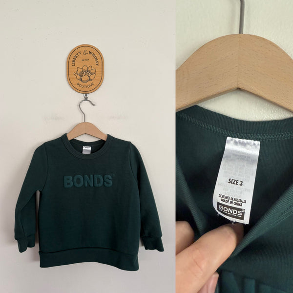 Bonds green jumper Sz 3 EEUC