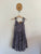 Next navy/pink/white ditsy floral tiered dress Sz 5 NWT