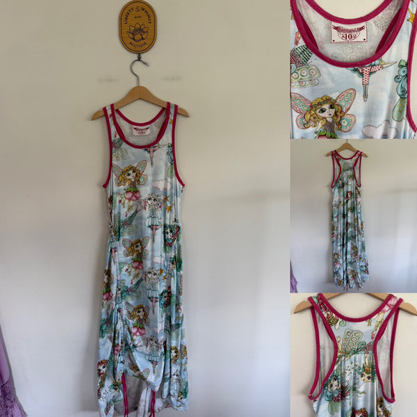 Paper Wings mermaids maxi dress Sz 10 as new