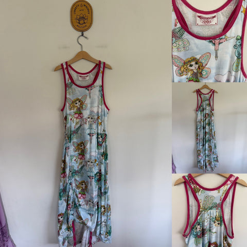 Paper Wings mermaids maxi dress Sz 10 as new
