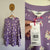 Milkshake l/s purple bunnies dress Sz 8 NWT