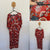 Autograph red floral dress Sz 18 as new worn once