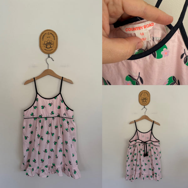 Country Road floral top Sz 12 EUC