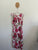 Autograph pink floral sleeveless pocket dress Sz 16 as new worn once