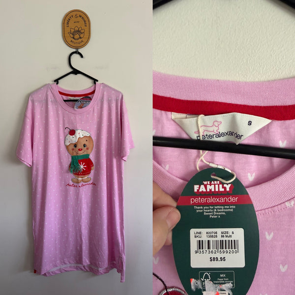 Peter Alexander Christmas nightie Sz S NWT