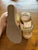 Taking Shape gold sandals Sz 8 RRP $79.95 NWOT
