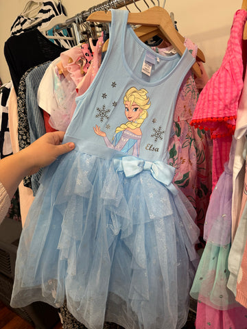 Disney Frozen Elsa dress Sz 8 as new