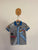 Kenzo Kids grey tiger polo shirt Sz 8 but best fit 6-8 EUC