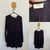 Auguste l/s navy dress Sz 12 as new