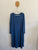 Brand unknown l/s blue dress Sz XL as new