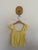 Seed Teen yellow top - crop style Sz 10 as new