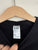Anko black ribbed top Sz 8 as new