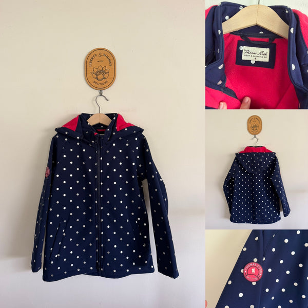 Thomas Cook fleece spot jacket Sz 8 as new