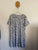 Regatta khaki/white print dress Sz 14 NWOT