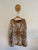 Munster l/s gold tie-dye top Sz 14 as new but name on neckline as pictured