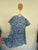 Coco & Ginger blue floral dress Sz 10 NWOT