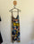 Sara abstract print asymmetrical dress Sz 16 RRP $119.99 as new