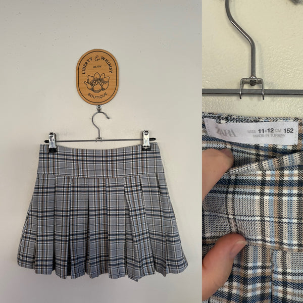 Zara Girl soft pleated skirt Sz 11-12 NWOT