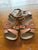 Saltwater tan sandals Sz 2 youth VGUC