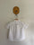 Burberry white woven button up shirt Sz 2 as new