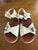 Young Soles white leather sandals Sz 35 EEUC