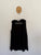 St Frock black v-neck top Sz 12 as new