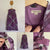 Burberry lined purple tartan dress Sz 12 EUC
