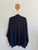 Tommy Hilfiger navy oversized chunky knit cardigan Sz M (very generous, more like XL) as new