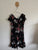 Autograph black/pastel pink “pastel power” ruffle dress Sz 14 RRP $129.99 NWT