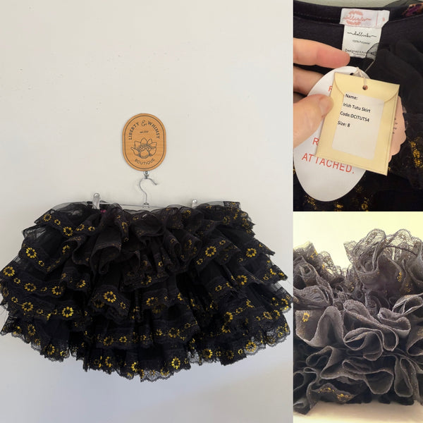 Dollcake Irish tutu skirt Sz 8 NWT