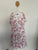 Autograph white/pink floral dress Sz 16 EUC worn once