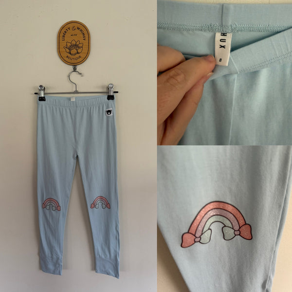 Hux rainbow leggings Sz 8 EUC