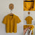 Tommy Hilfiger gold polo shirt Sz 6-7 but small fit, NWPT