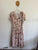 Forever New Curve cream floral ruffle dress Sz 22 as new