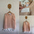 Jamie Kay peach ruffle hem jumper Sz 8 NWT