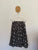 Rylee + Cru black & white midi skirt Sz 8-9 as new