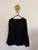 Portmans l/s black fluted sleeve top Sz 12 RRP $69.99 NWT