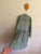 Burberry sage green soft cotton trench dress Sz 14 EUC worn twice