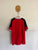 Burberry red logo polo shirt Sz 14 EEUC