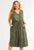Sara khaki button dress Sz 16 RRP $129.99 NWT but see item description