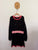 Emporio Armani Jnr l/s black knit dress Sz 14 (small fit) as new