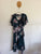 City Chic green floral wrap dress Sz XS 14 as new