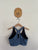 Ell & Voo blue activewear tank Sz 8-10 as new
