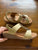 Taking Shape gold sandals Sz 8 RRP $79.95 NWOT