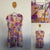 Jaase purple floral belted dress Sz 20 as new